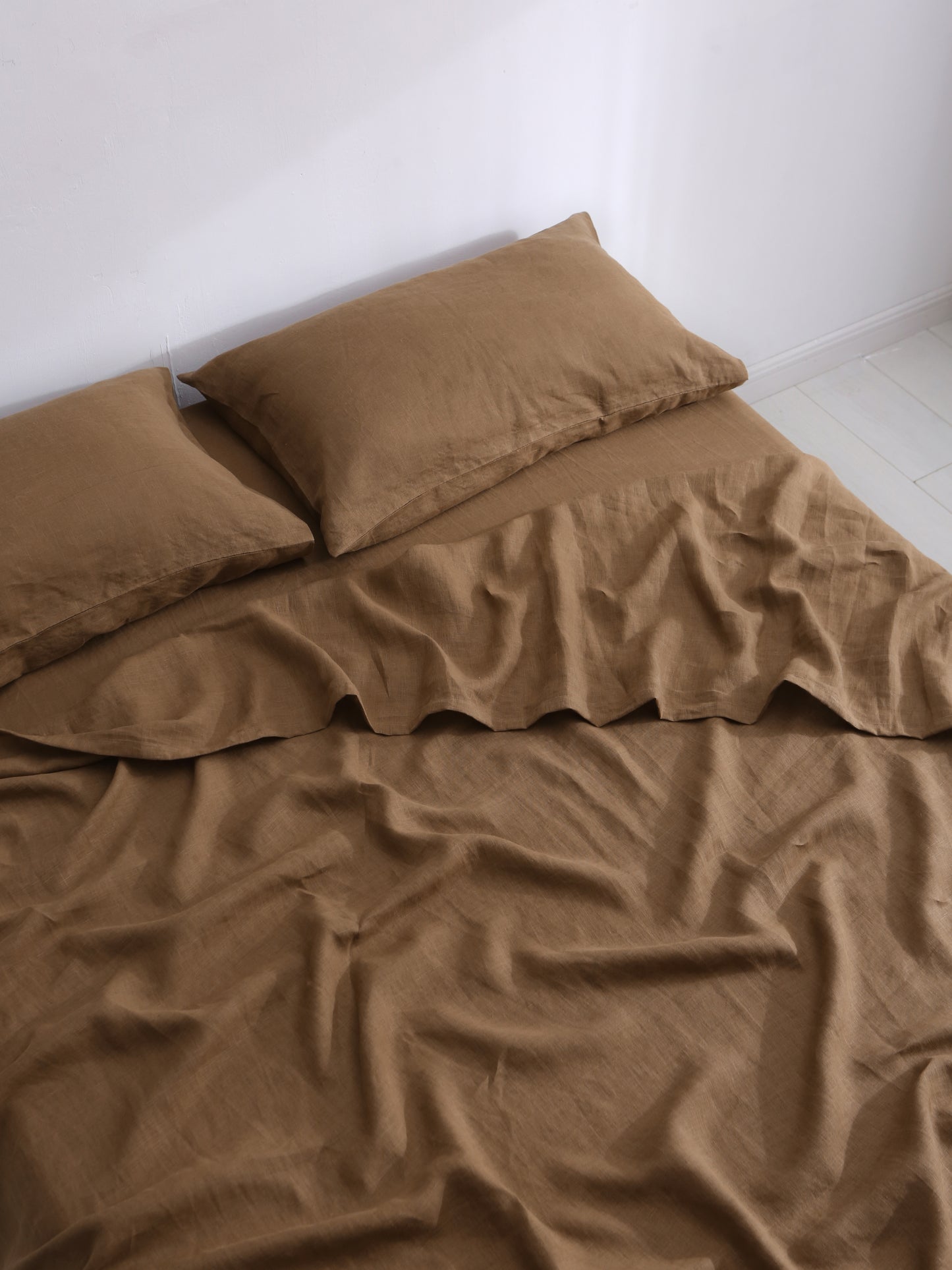 Umber Brown 100% Hemp Sheet Set