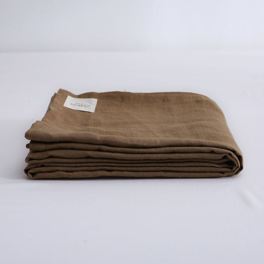Umber Brown 100% Hemp Sheet Set