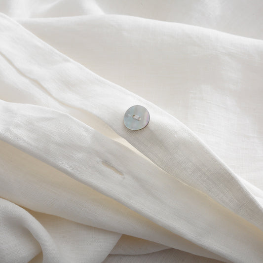 White 100% Hemp Doona Cover