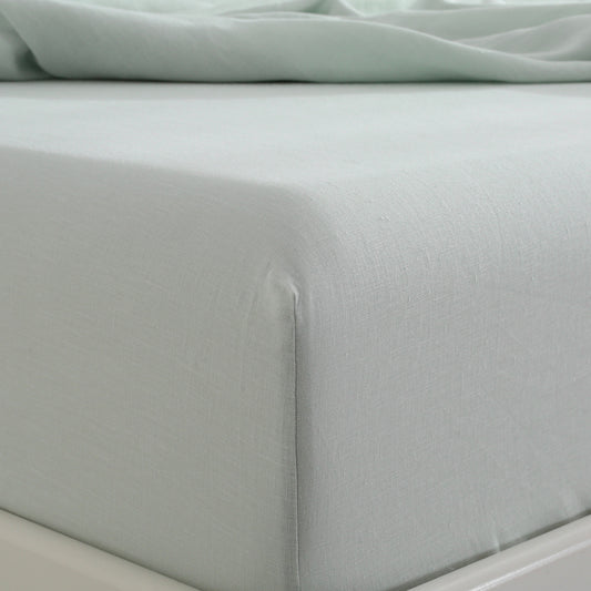 Sage 100% Hemp Fitted Sheet