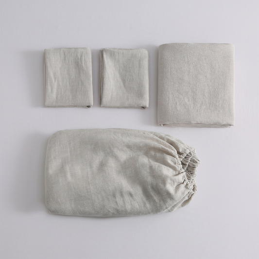 Natural Hemp Colour 100% Hemp Sheet Set