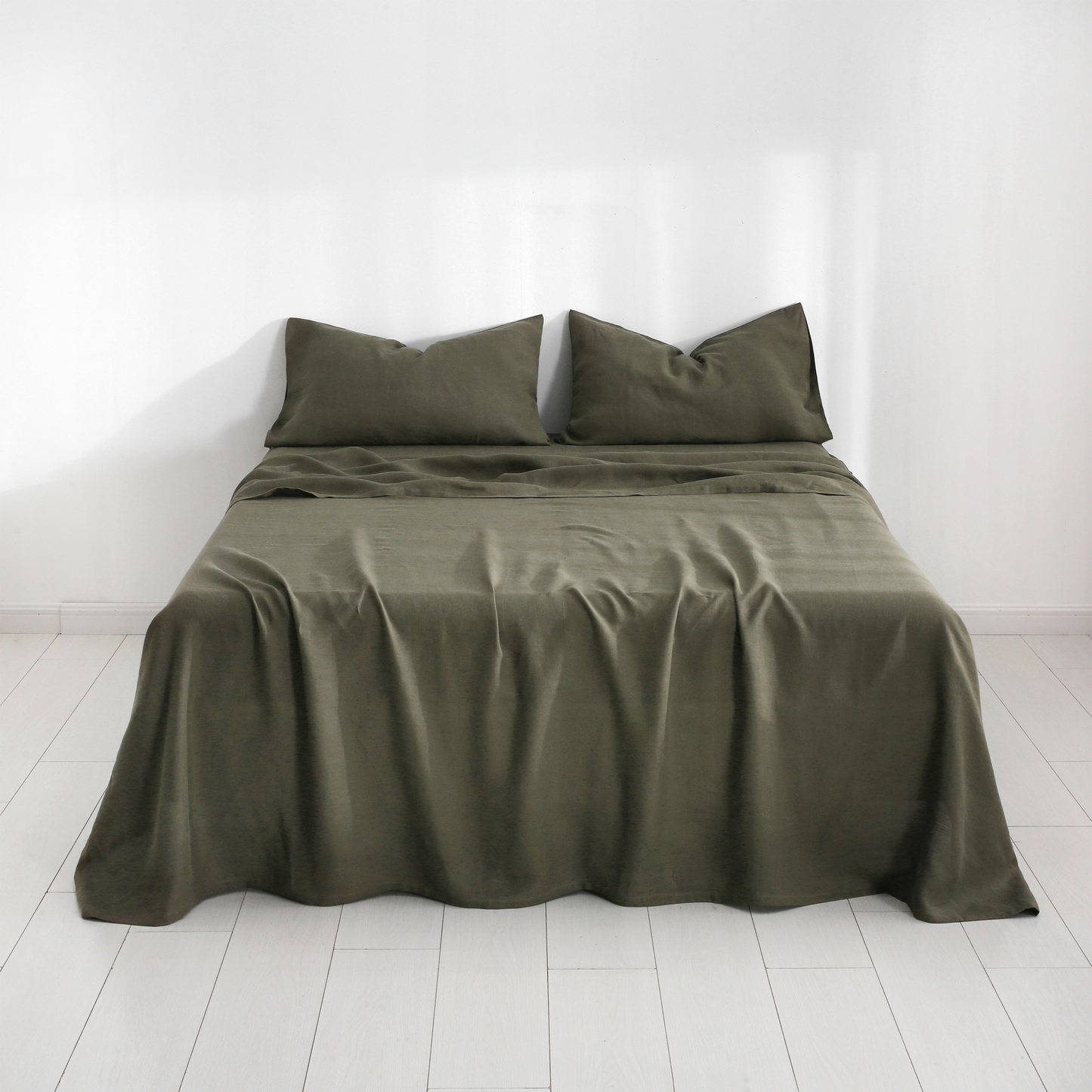 Olive Green 100% Hemp Sheet Set