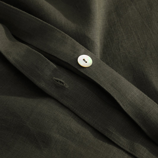 Olive 100% Hemp Doona Cover