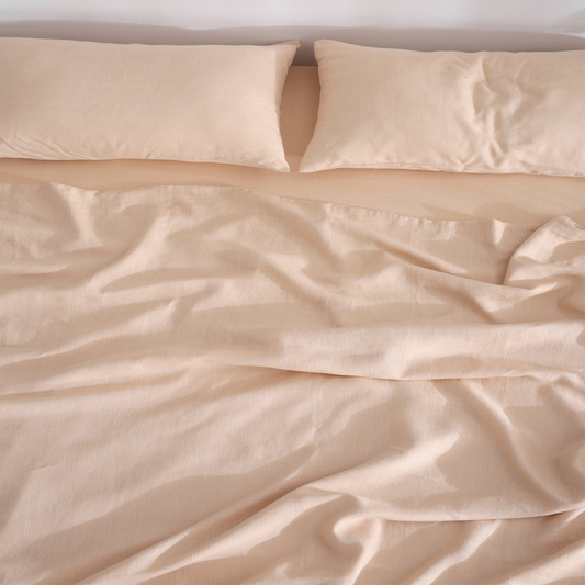 Light Pink 100% Hemp Flat Sheet