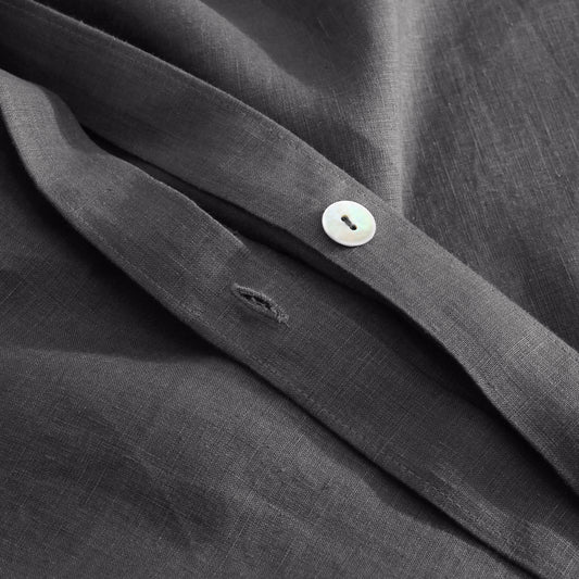 Charcoal 100% Hemp Doona Cover