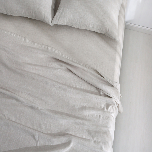 100% Hemp Fitted Sheet In Natural Hemp