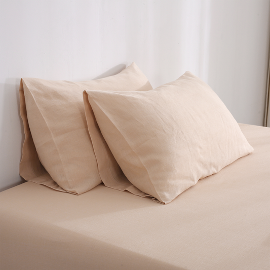 Light Pink 100% Hemp Pillowcase Set