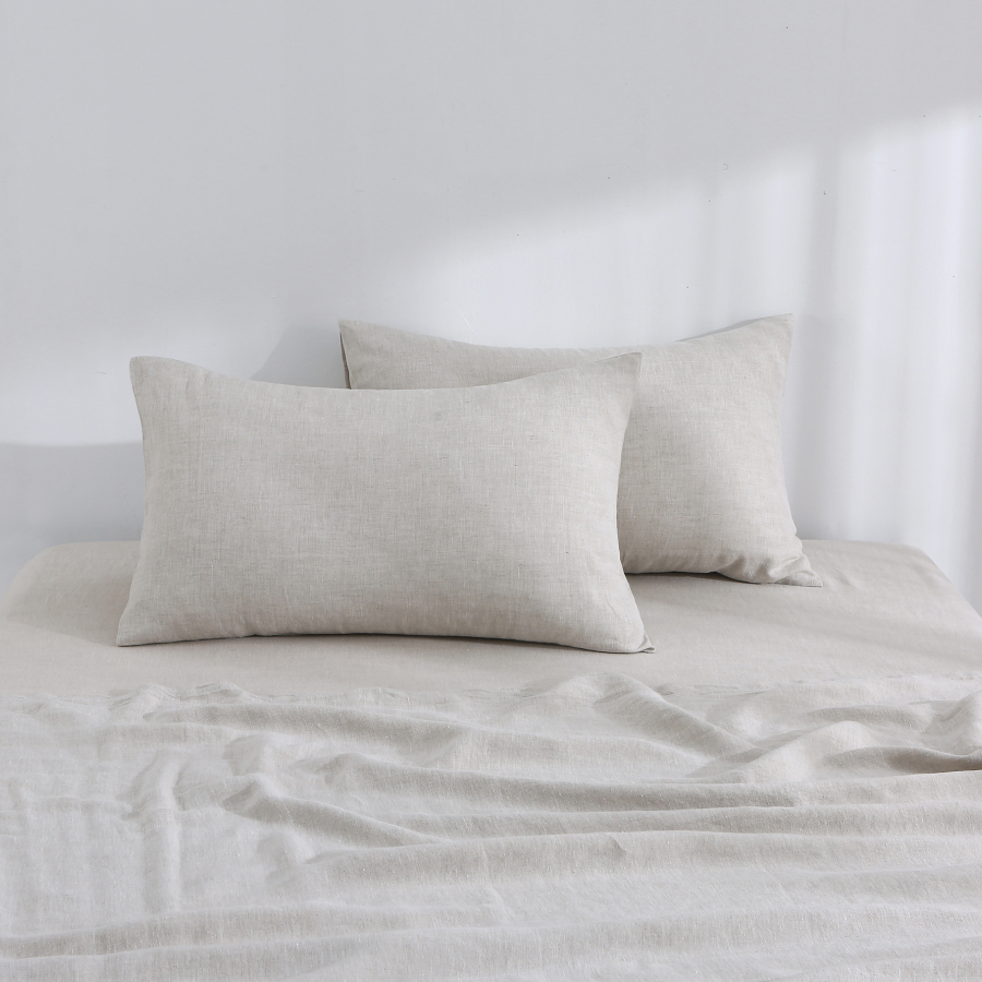 Natural Hemp 100% Hemp Pillowcase Set