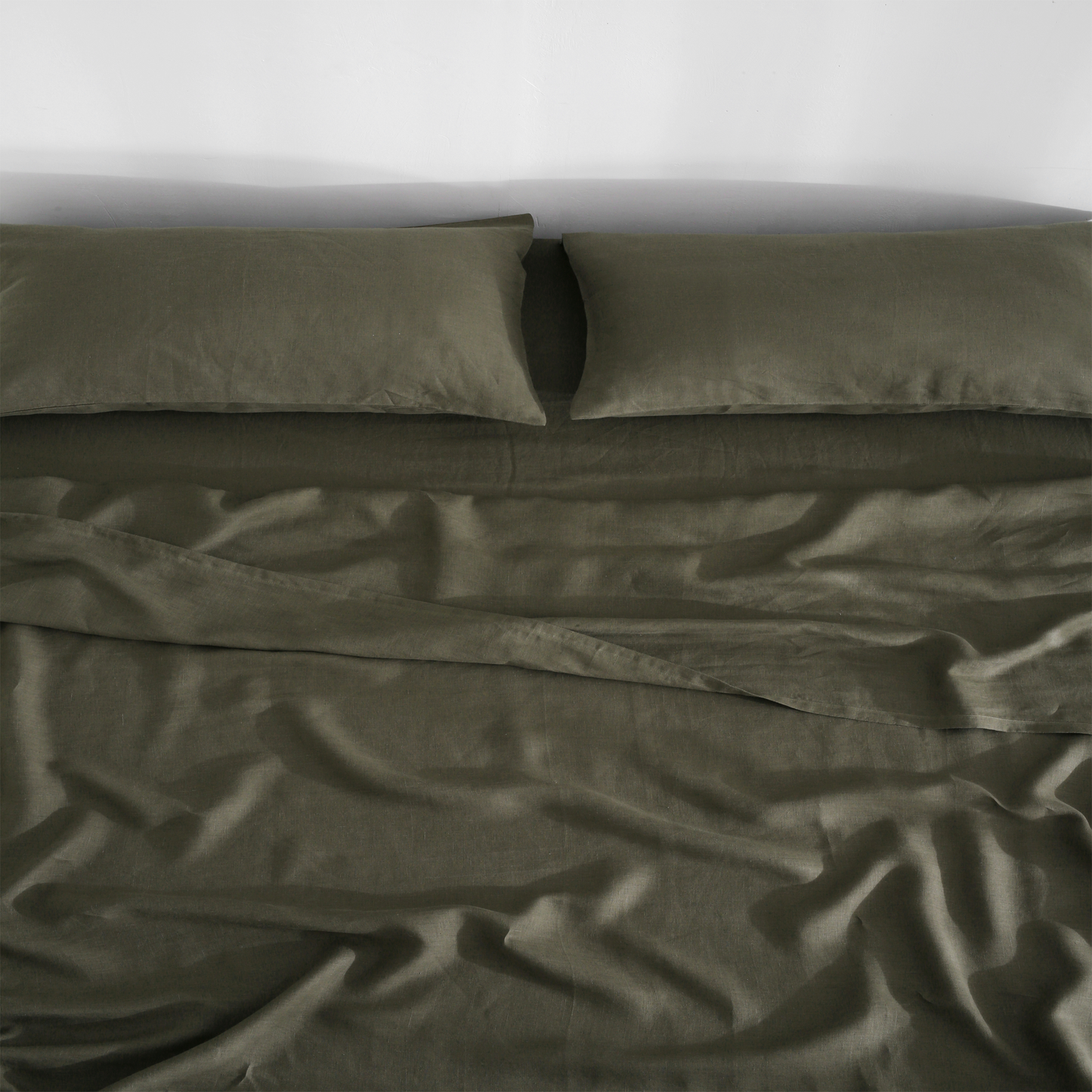 Olive 100% Hemp Fitted Sheet